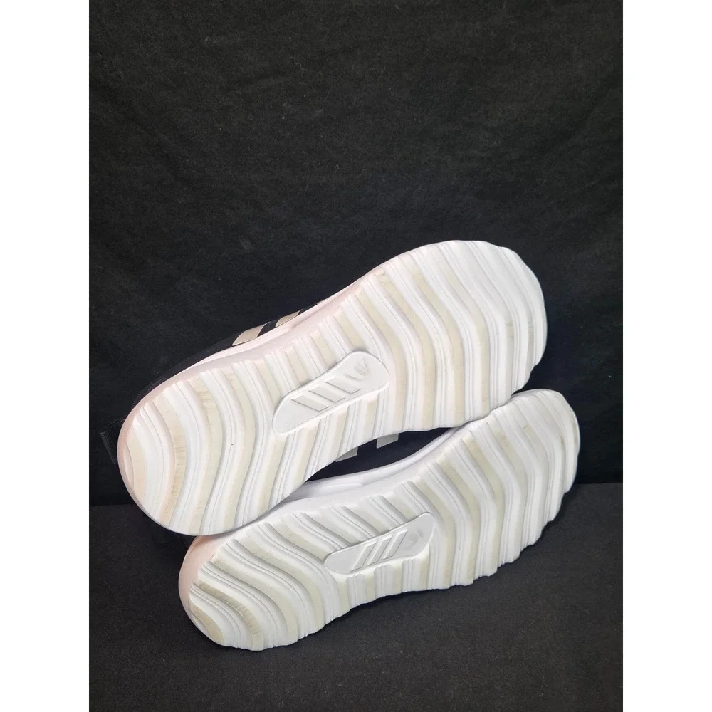 Adidas Tensaur Run 2.0 Kids Slip On Sneakers Black White GW4060 Size‎ 3.5Y